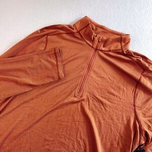 Rhone Glacier 1/4 Zip Pullover XXL‎ Brandy Red Athletic Training Shirt Workout
